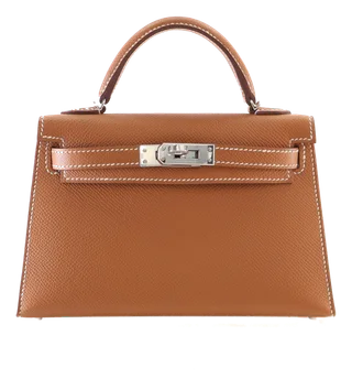 Hermes Gold Epsom Mini Kelly 20